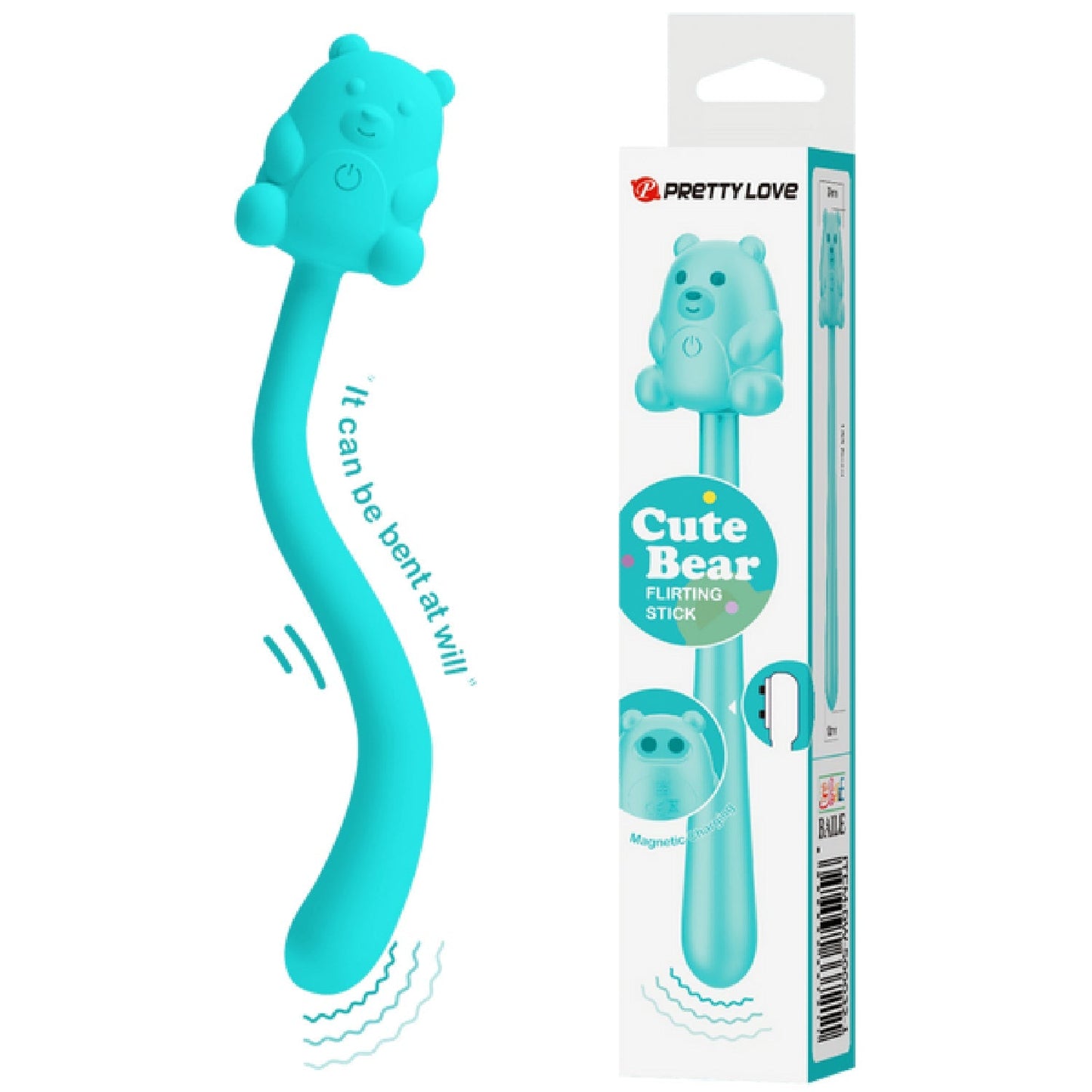 Pretty Love Cute Bear Flirting Stick – 7-Mode Vibrator