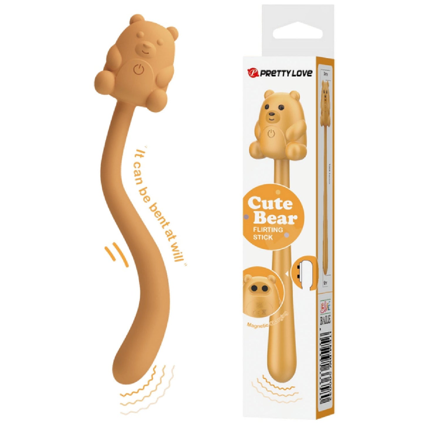 Pretty Love Cute Bear Flirting Stick – 7-Mode Vibrator