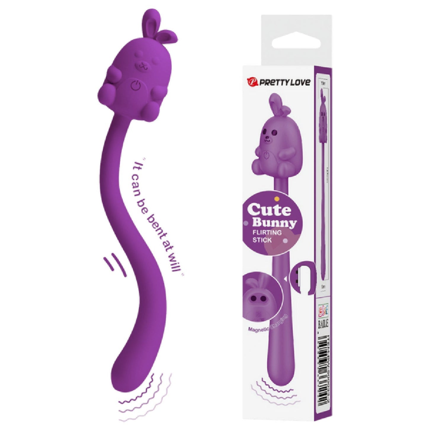 Pretty Love Cute Bunny Flirting Stick – Vibrator with Seven Vibration Modes
