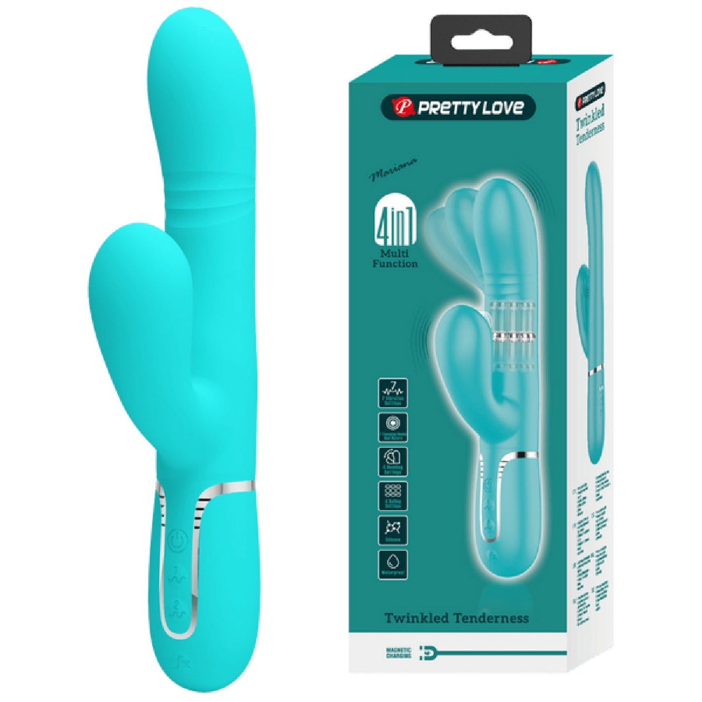 Mariana 4in1 Multi-Function Rabbit Vibrator – 7 Vibration and Thumping Modes