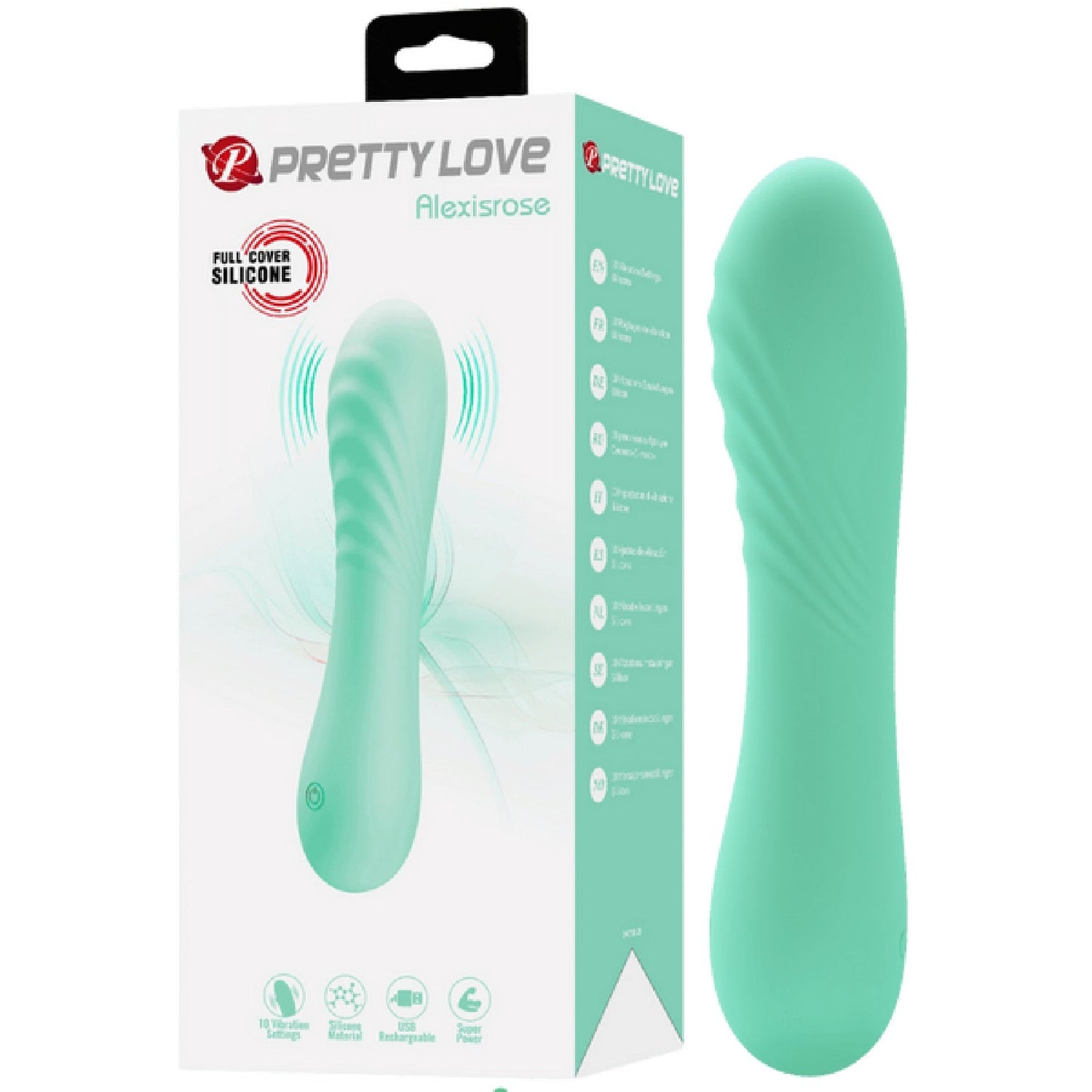 Alexisrose Rechargeable – Full Cover Silicone Vibrator