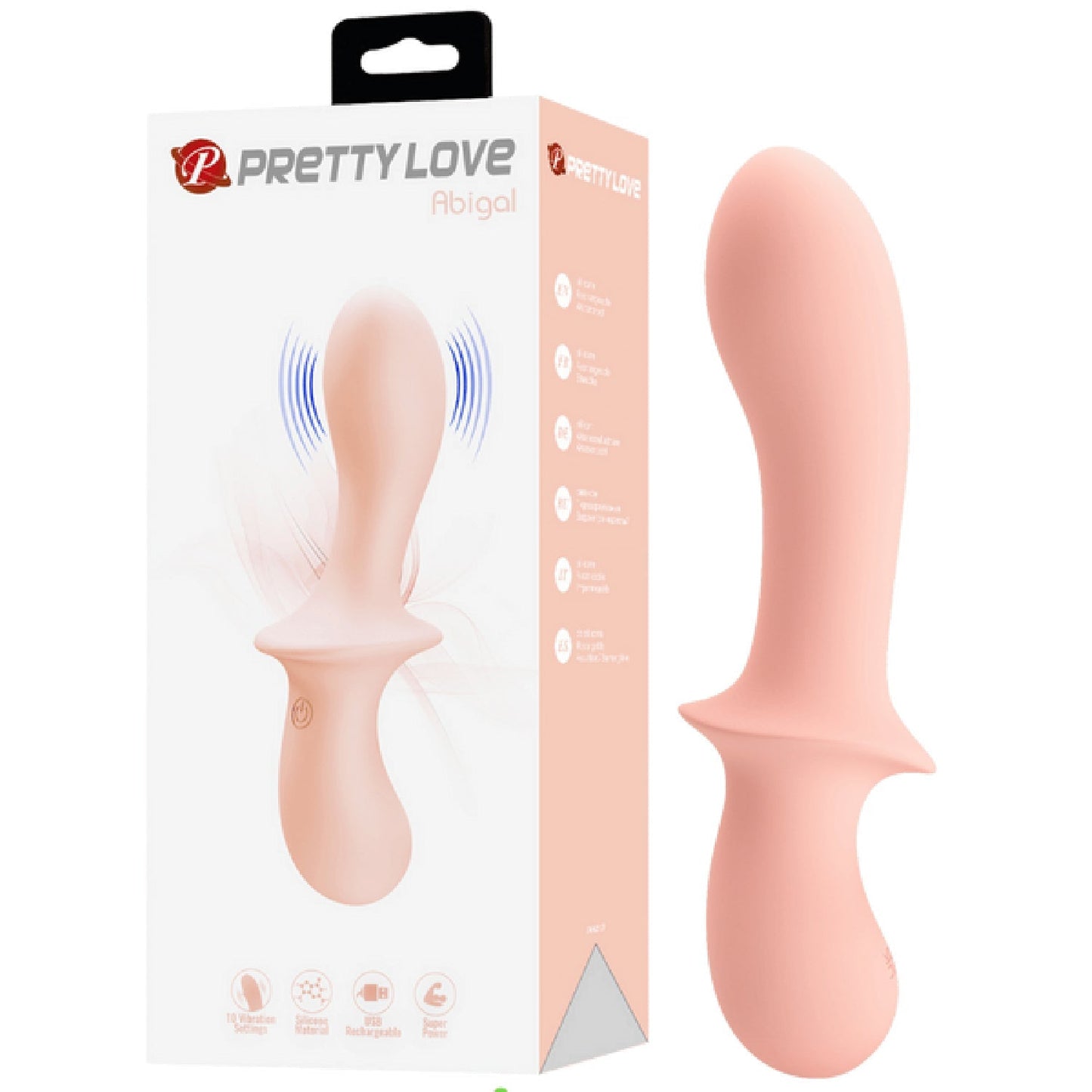 Liquid Silicone Abigal – Luxury Curved Head Vibrator