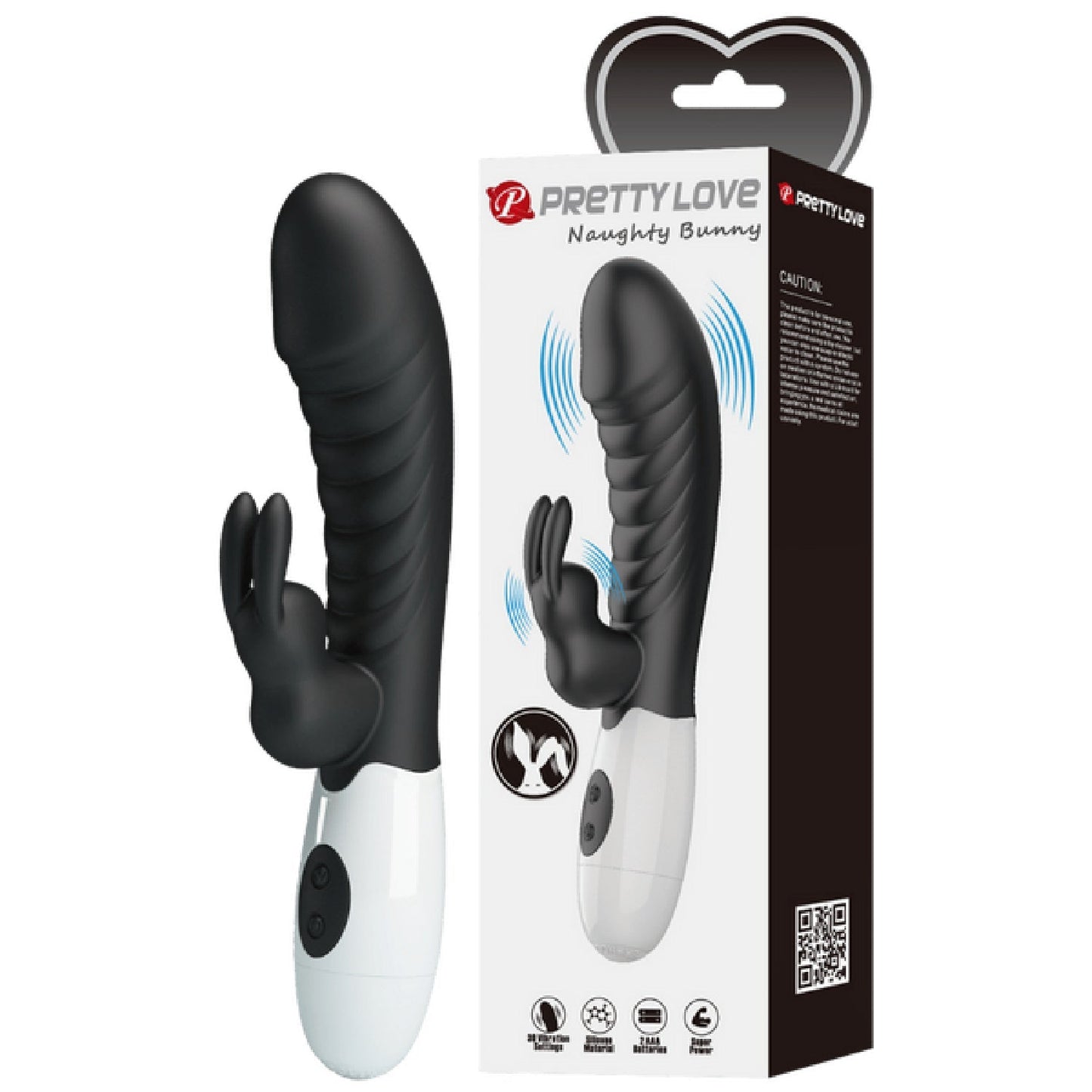 Naughty Bunny – Dual Stimulator Vibrator With G-Spot And Clitoral Vibration