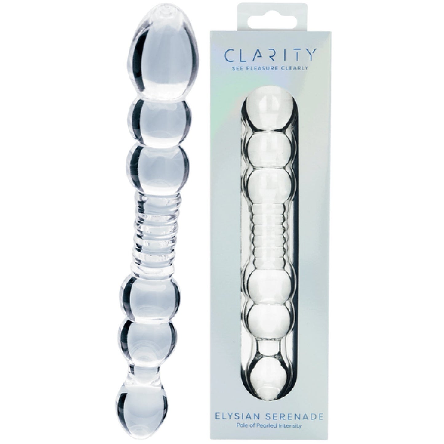 Elysian Serenade – 7.5 Inch Handblown Borosilicate Glass Dildo