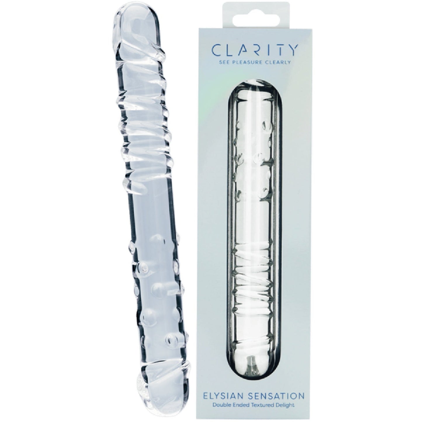 Elysian Sensation – 7.1 Inch Double-Ended Glass Dildo