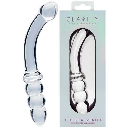 Celestial Zenith – 6.5 Inch Double-Ended Borosilicate Glass Dildo > Glass > Dildos
