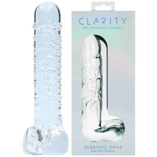 Seraphic Opus – Handblown 7.2 Inch Body-Safe Borosilicate Glass Dildo > Glass > Dildos