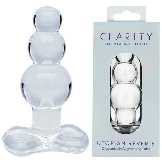 Utopian Reverie – Handcrafted 3.6 Inch Glass Anal Beads Toy