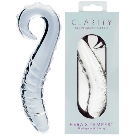 Hera’s Tempest – Premium Borosilicate 5.5 Inch Curved Glass Dildo > Glass > Dildos