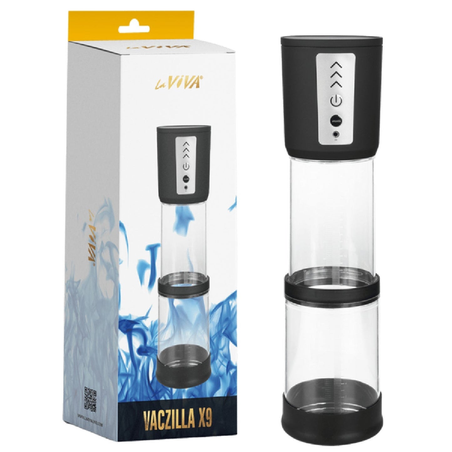 Vaczilla X9 USB Electronic Foldable Penis Pump – Adjustable Pressure Levels Portable Device