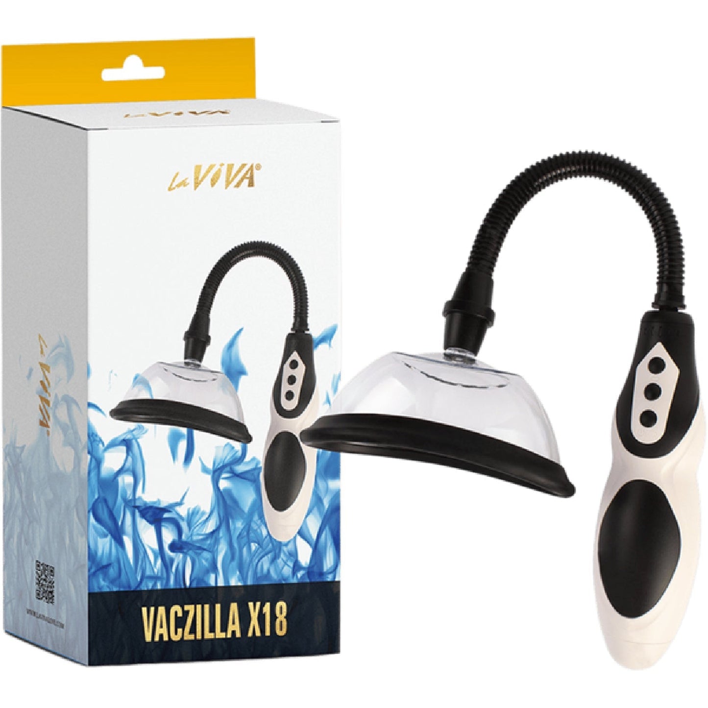 Vaczilla X18 (Transparent) – USB Rechargeable Silicone Rim Vagina Pump