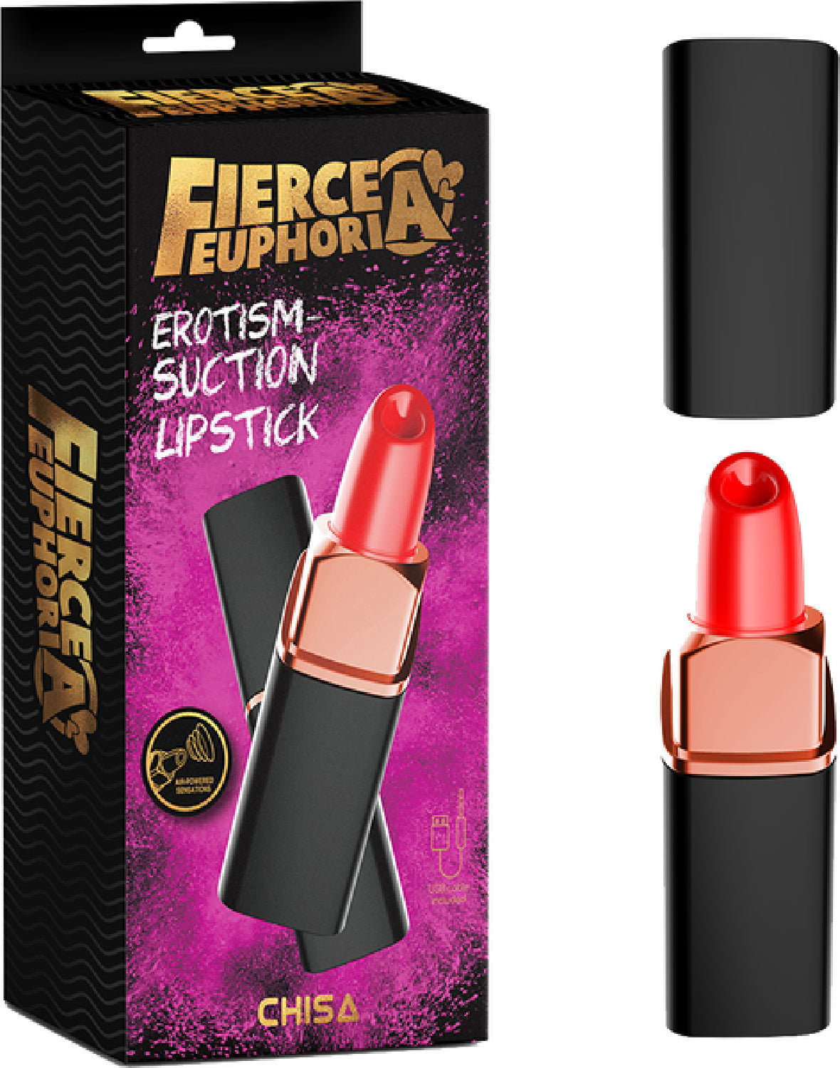 Erotism Suction Lipstick – Silicone Clitoral Stimulator