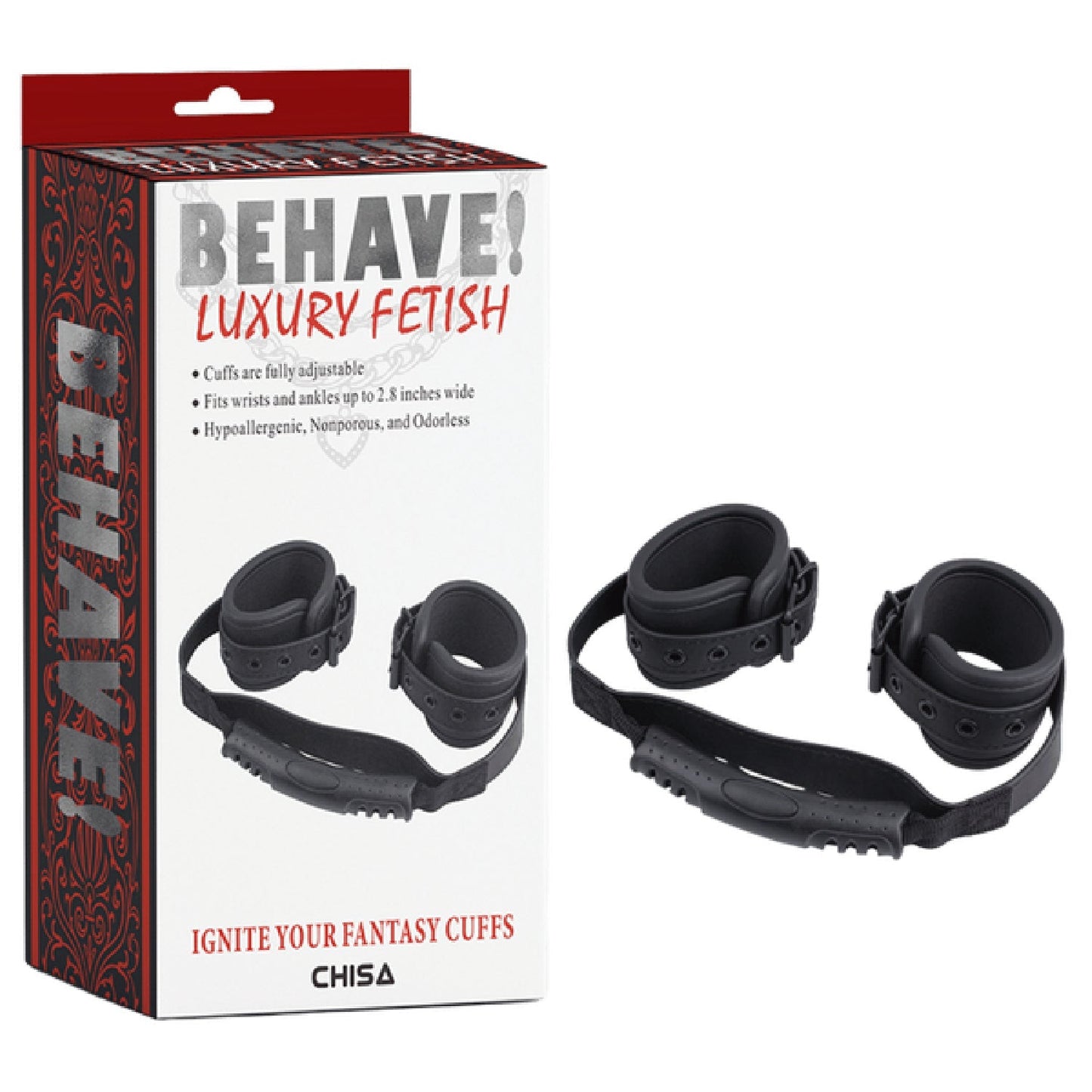 Ignite Your Fantasy Cuffs – Fully Adjustable Metal Hook Restraint Cuffs