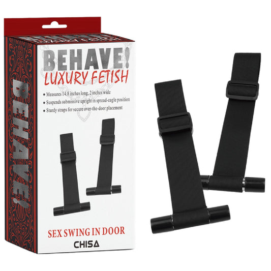 Sex Swing Over-the-Door with Adjustable Wrist Restraints – Strong Metal Bar Equipment