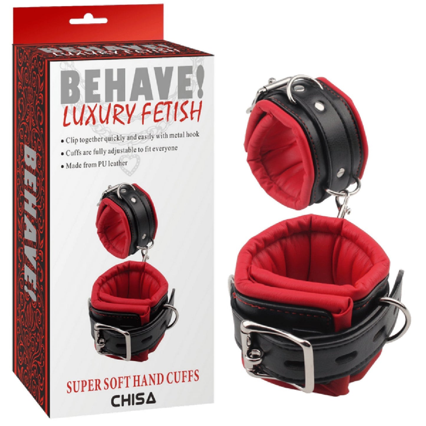 Super Soft Hand Cuffs – Fully Adjustable Metal Hook Handcuffs