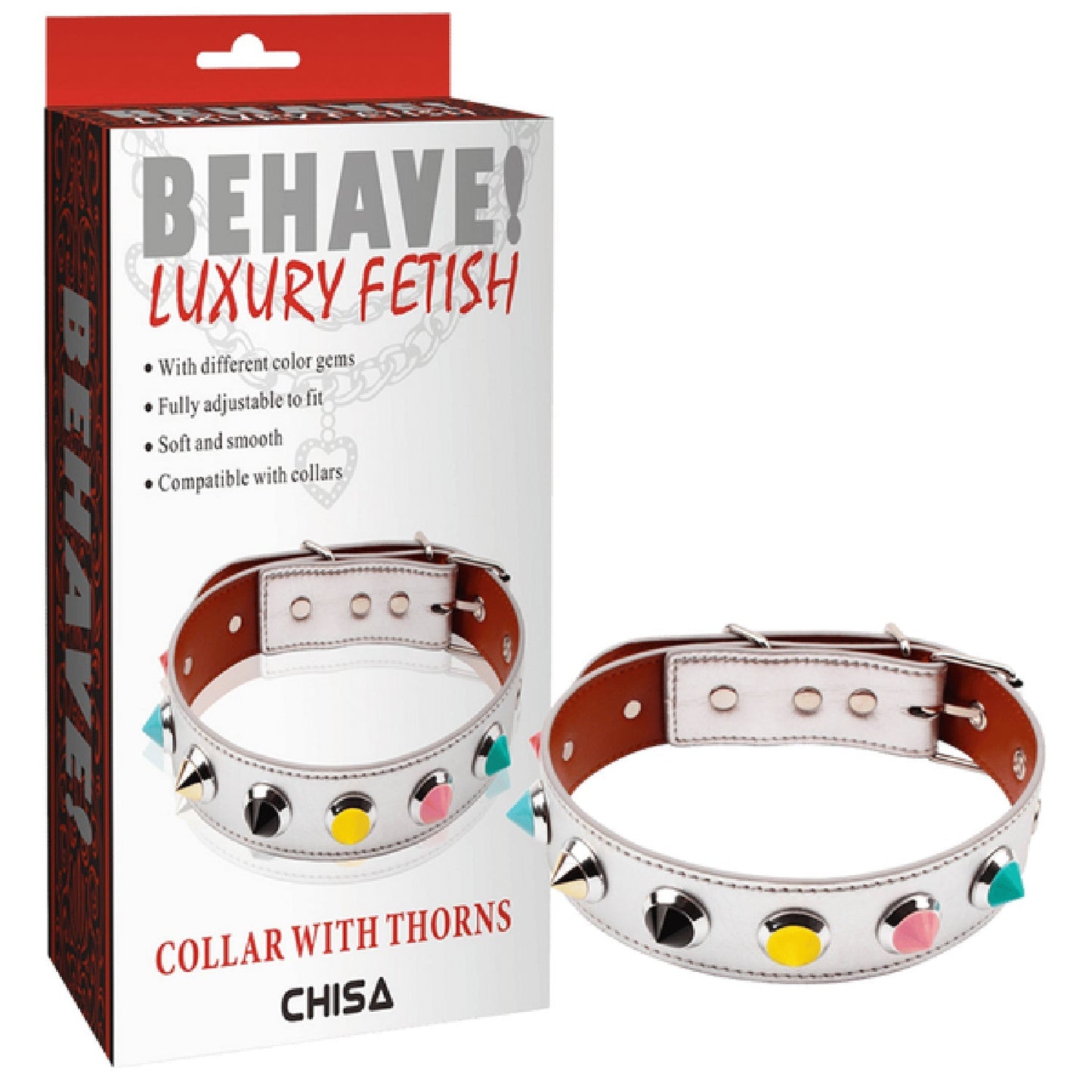 Collar with Thorns – Fully Adjustable Collar Accessory
