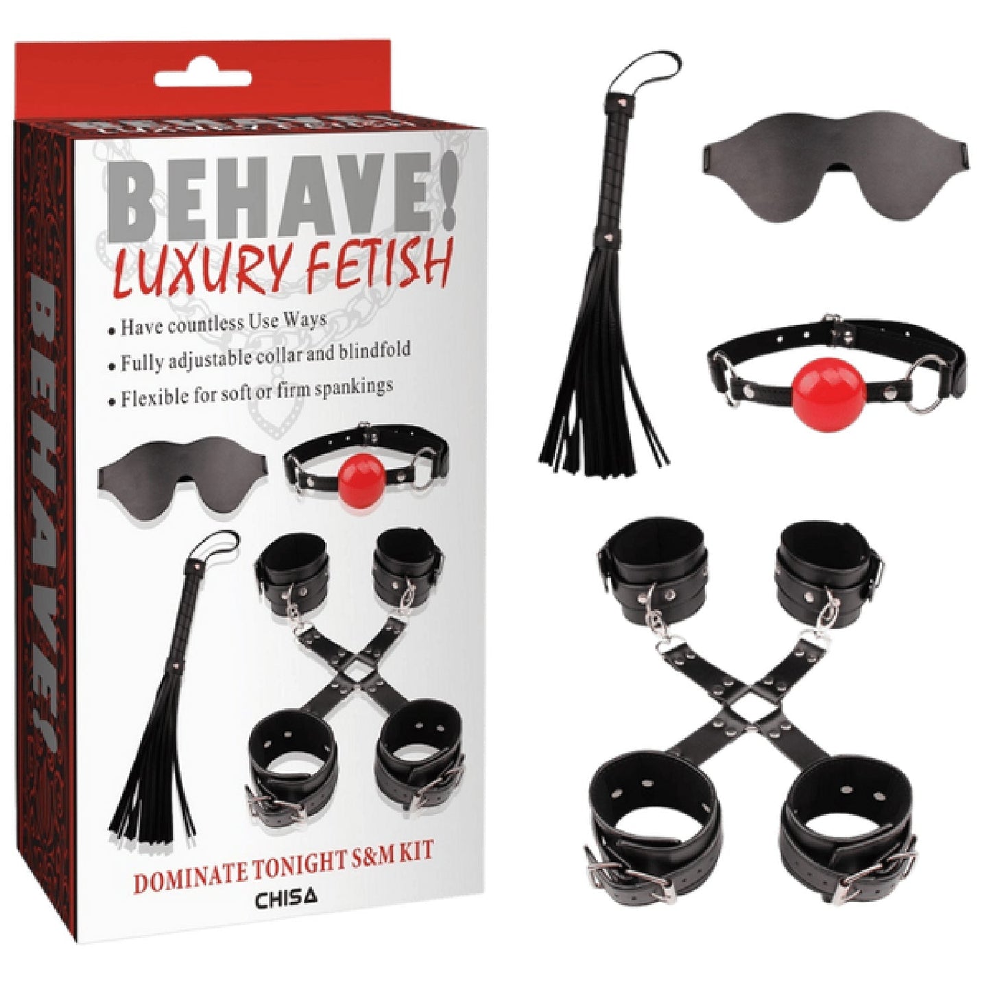 Dominate Tonight S&M Kit – Fully Adjustable Bondage Set