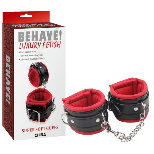 Super Soft Ankle Cuffs – Adjustable Metal Hook Restraint Cuffs