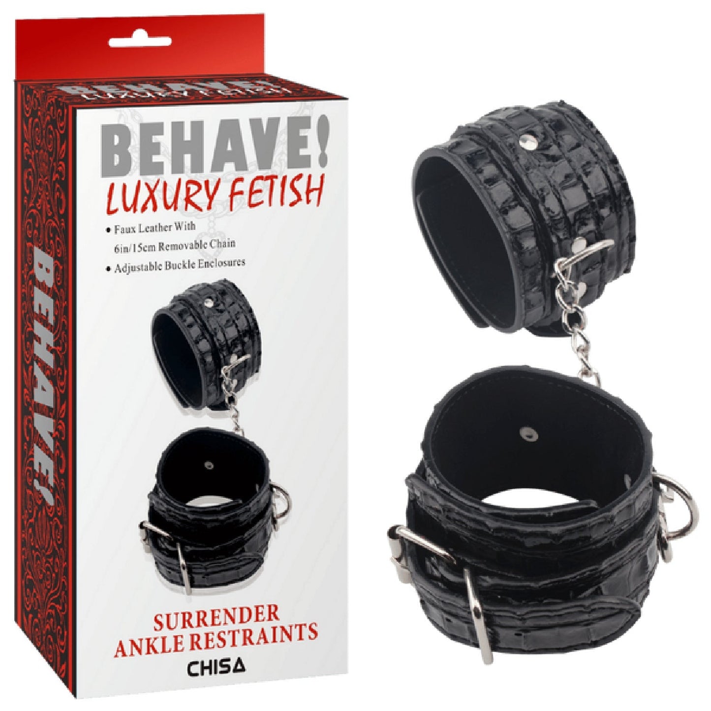 Surrender Ankle Restraints – Fully Adjustable Metal Hook Restraints