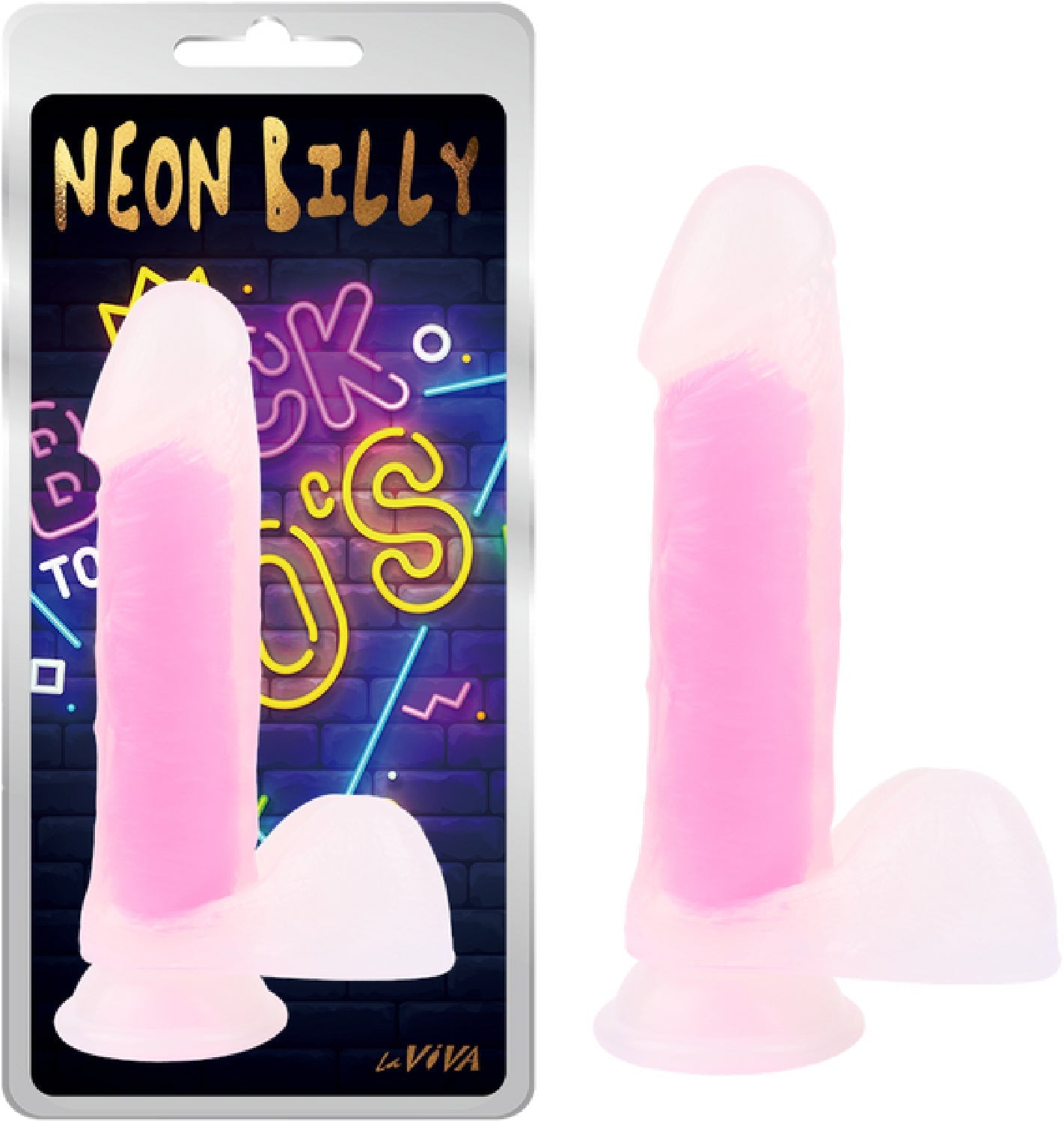 Neon Billy 7.6" (Glow Pink)