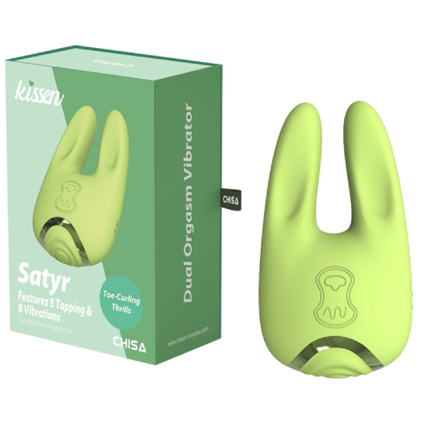 Satyr – Waterproof Silicone Vibrator with Tapping and Vibration Functions