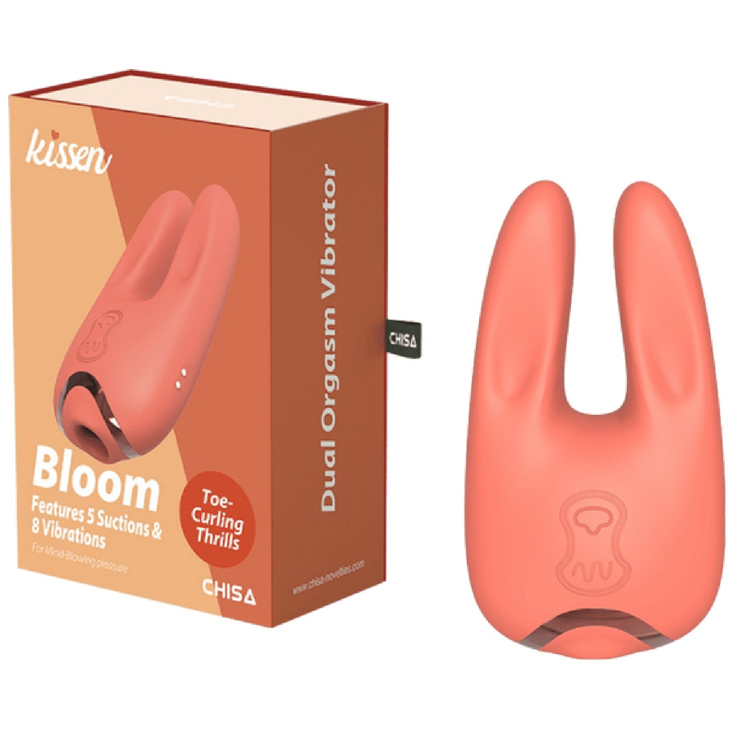 Bloom – Waterproof Silicone Vibrator with Suction and Vibration Features