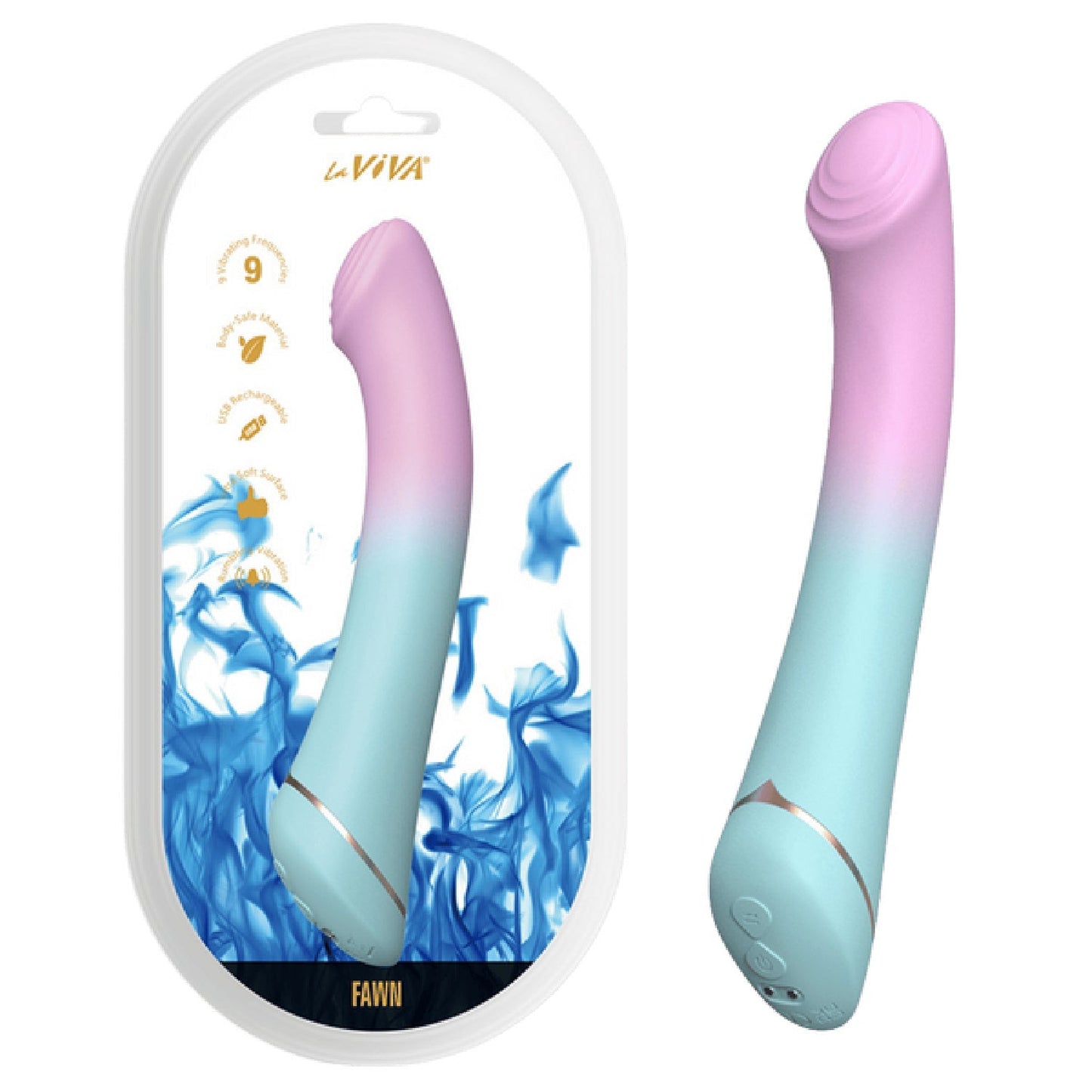 Rechargeable Fawn – Waterproof Vibrator with 9 Frequency Vibrations