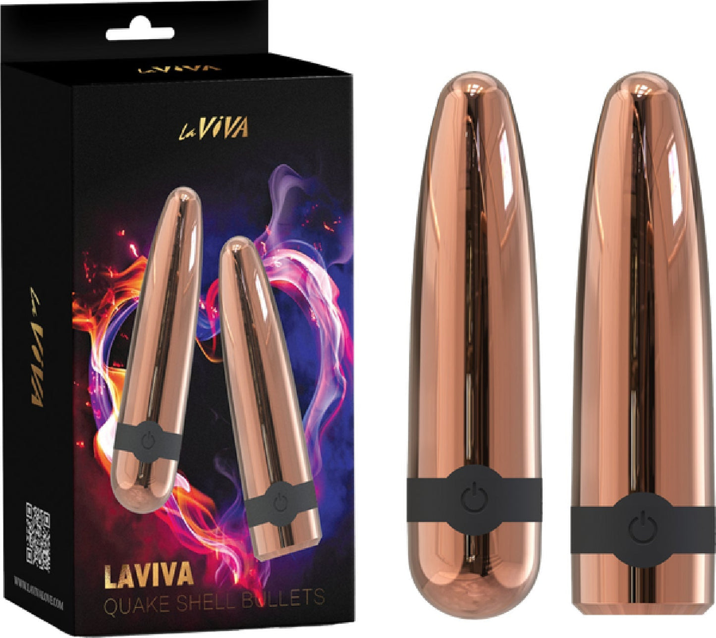 Laviva Quake Shell Bullets – Luxury Powerful Vibrating Bullet Set