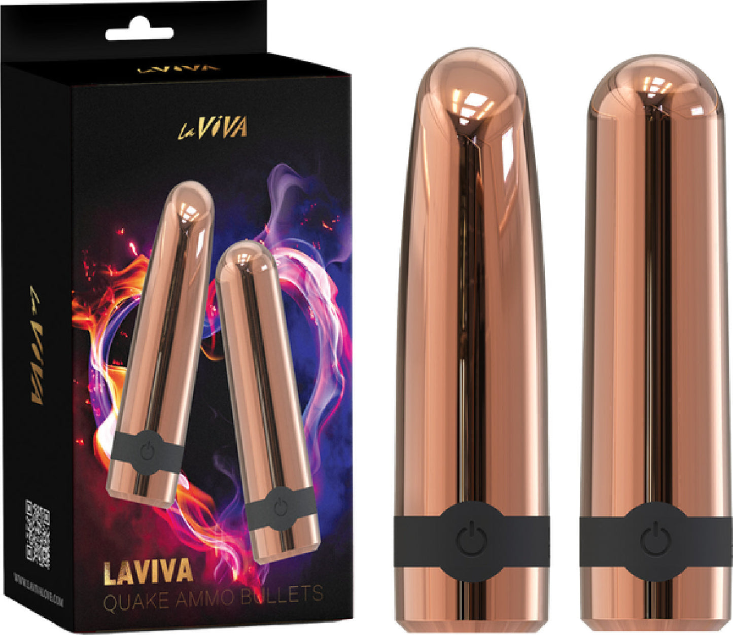Laviva Quake Ammo Bullets – Luxury Silicone Vibration Bullets