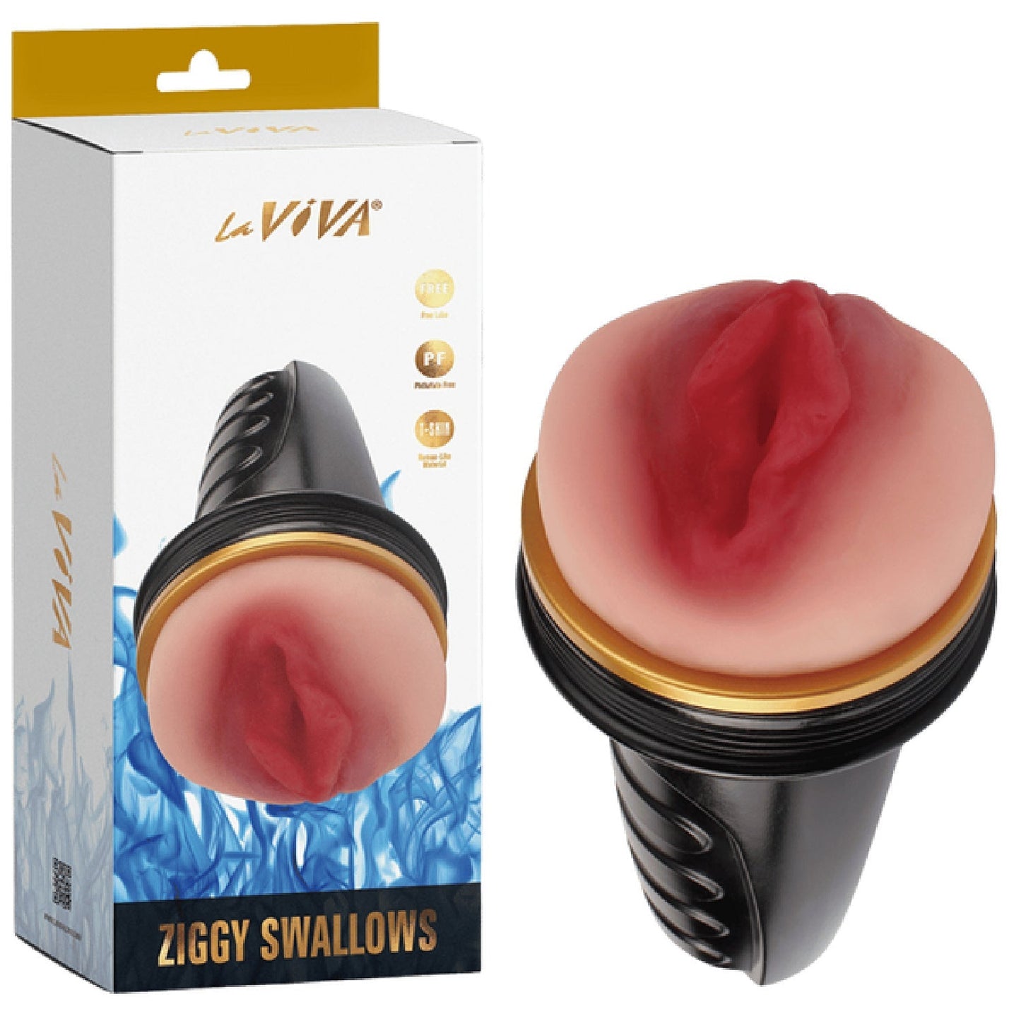 Ziggy Swallows – Realistic T-Skin Soft Snug Lifelike Vagina Masturbator