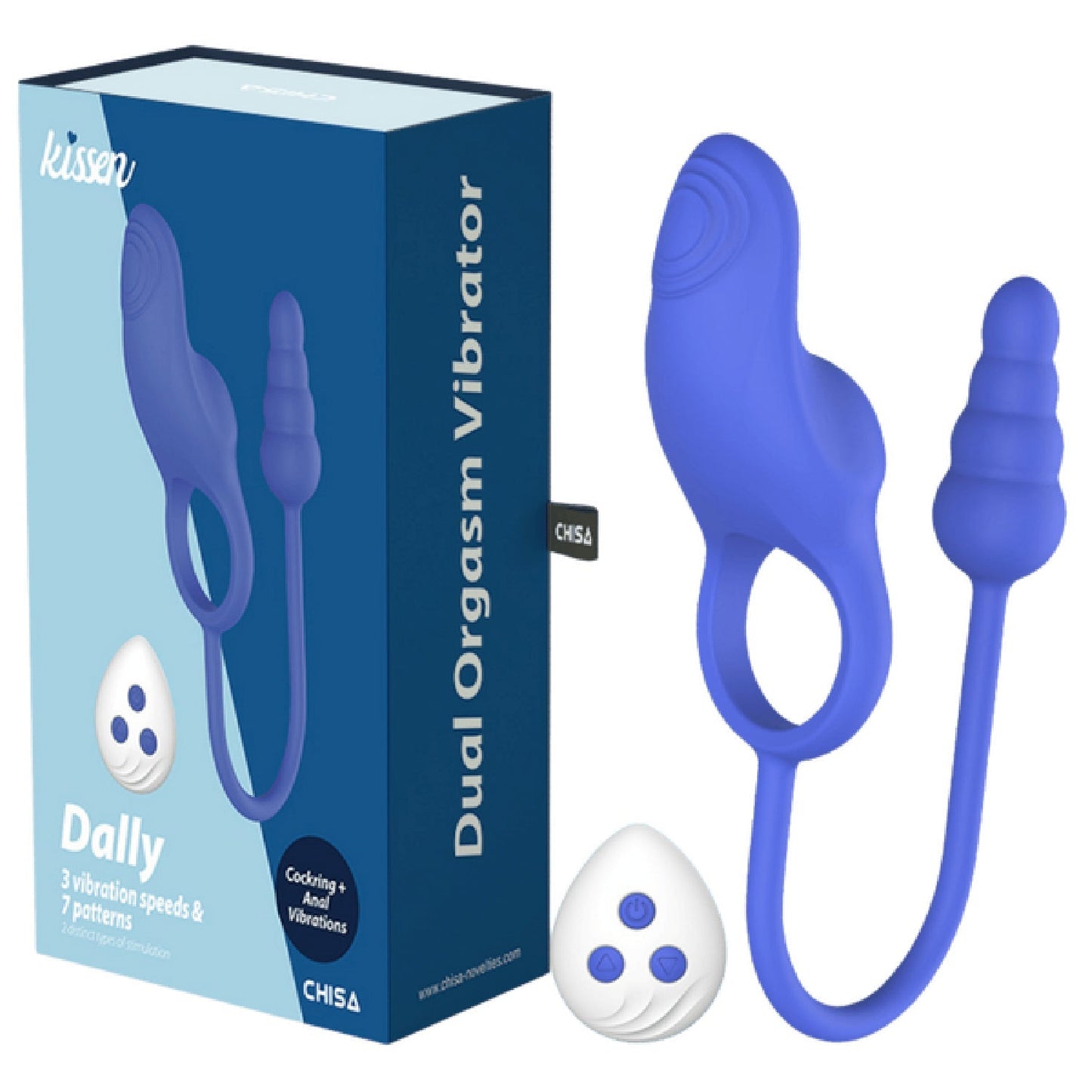Dally – Waterproof Double Motor Silicone Vibrator 10.6cm