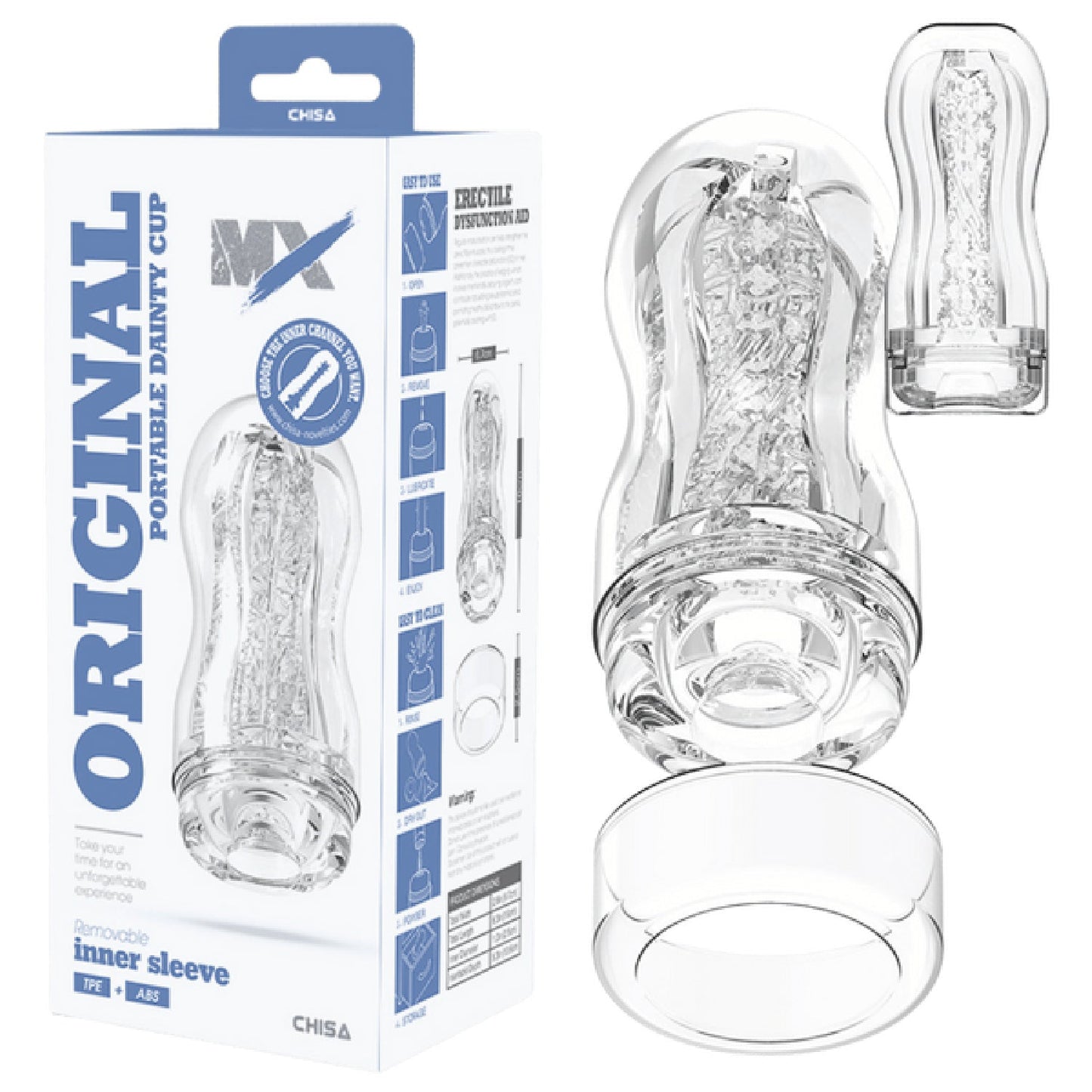 Original Portable Dainty Cup – Super-Soft Portable Cup 16cm