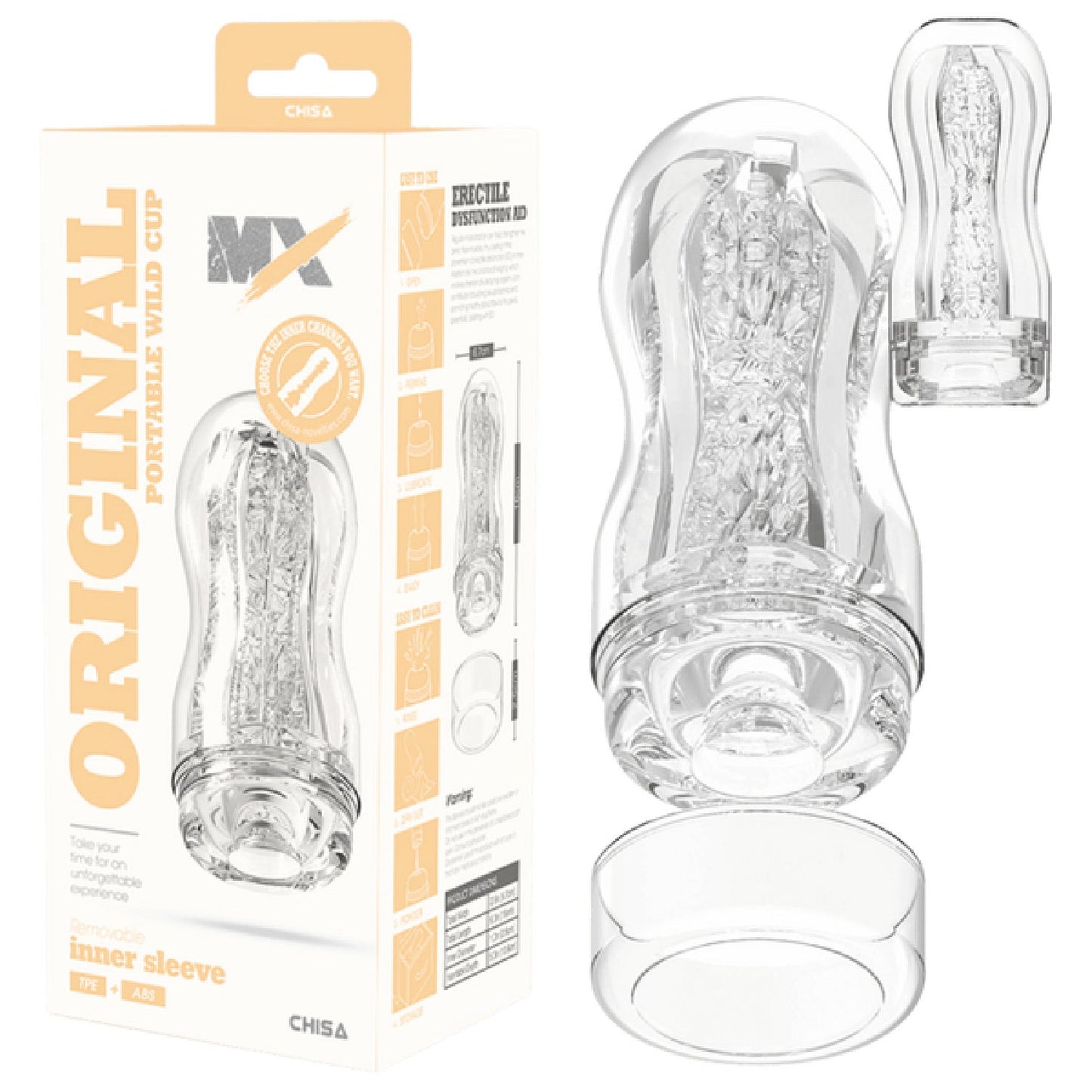 Original Portable Wild Cup – Soft Sucking Portable Cup 16cm