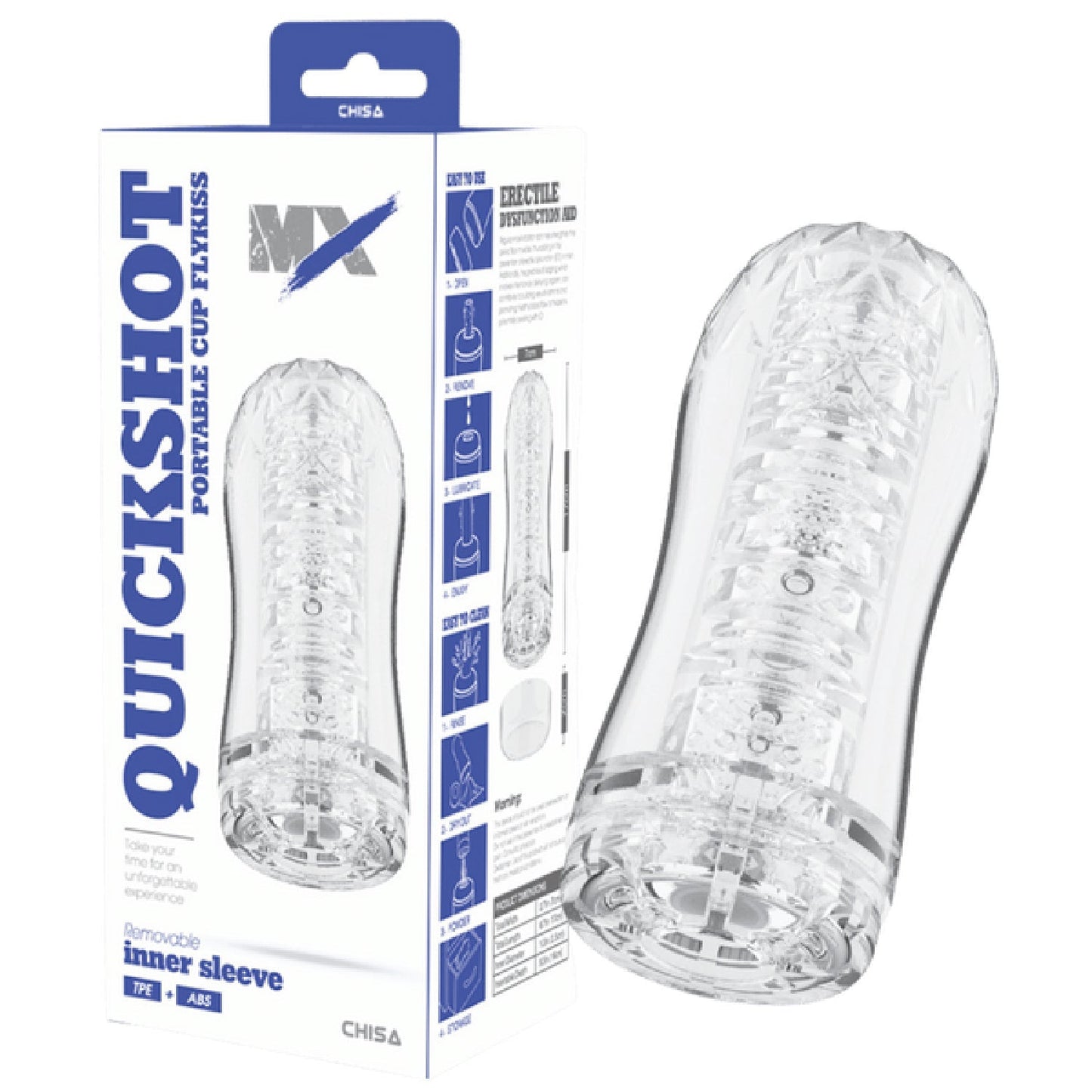 Quickshot Portable Cup Flykiss – Super-Soft 17cm Male Masturbator