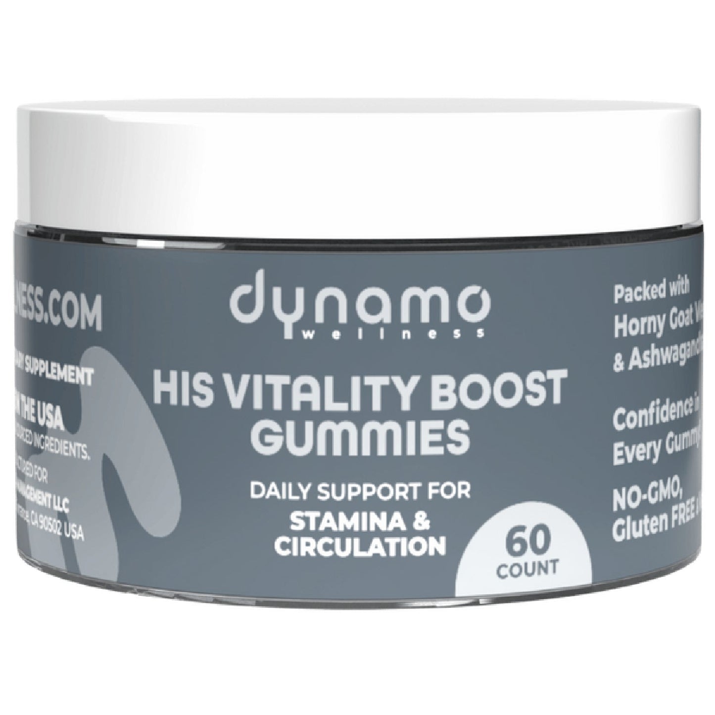 His Vitality Boost Gummies – Male Enhancement Supplement with Botanicals and L-Arginine