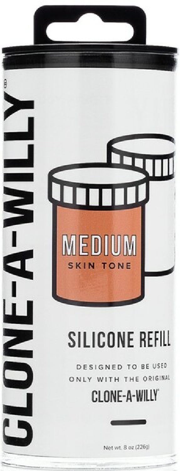 Clone-A-Willy Silicone Refill - Deep, Medium, or Light skin tone