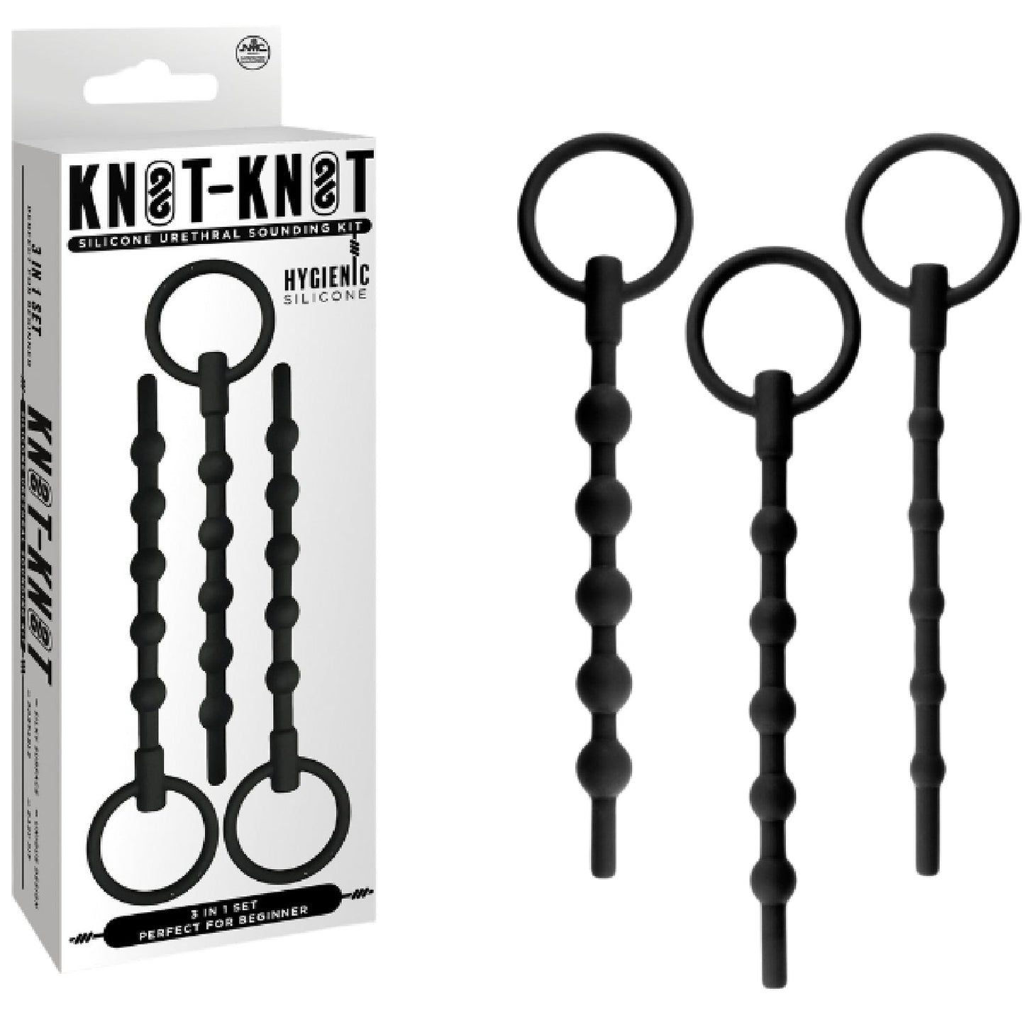 Silicone Ribbed Urethral Sounding Kit – Medical-Grade Flexible Urethral Sounds