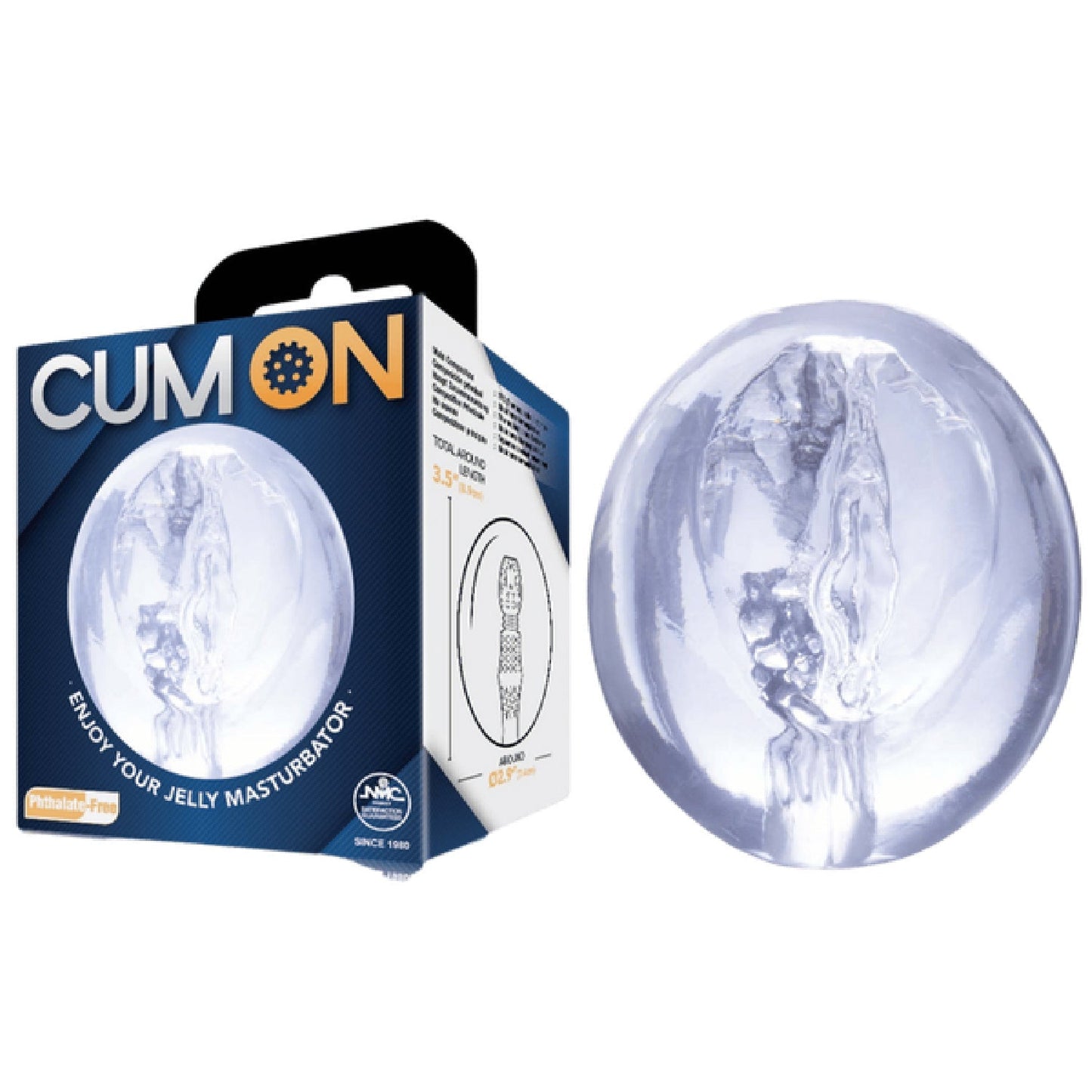 Pocket Jelly Masturbator – Soft 3.5 Inch Flexible Male Masturbator