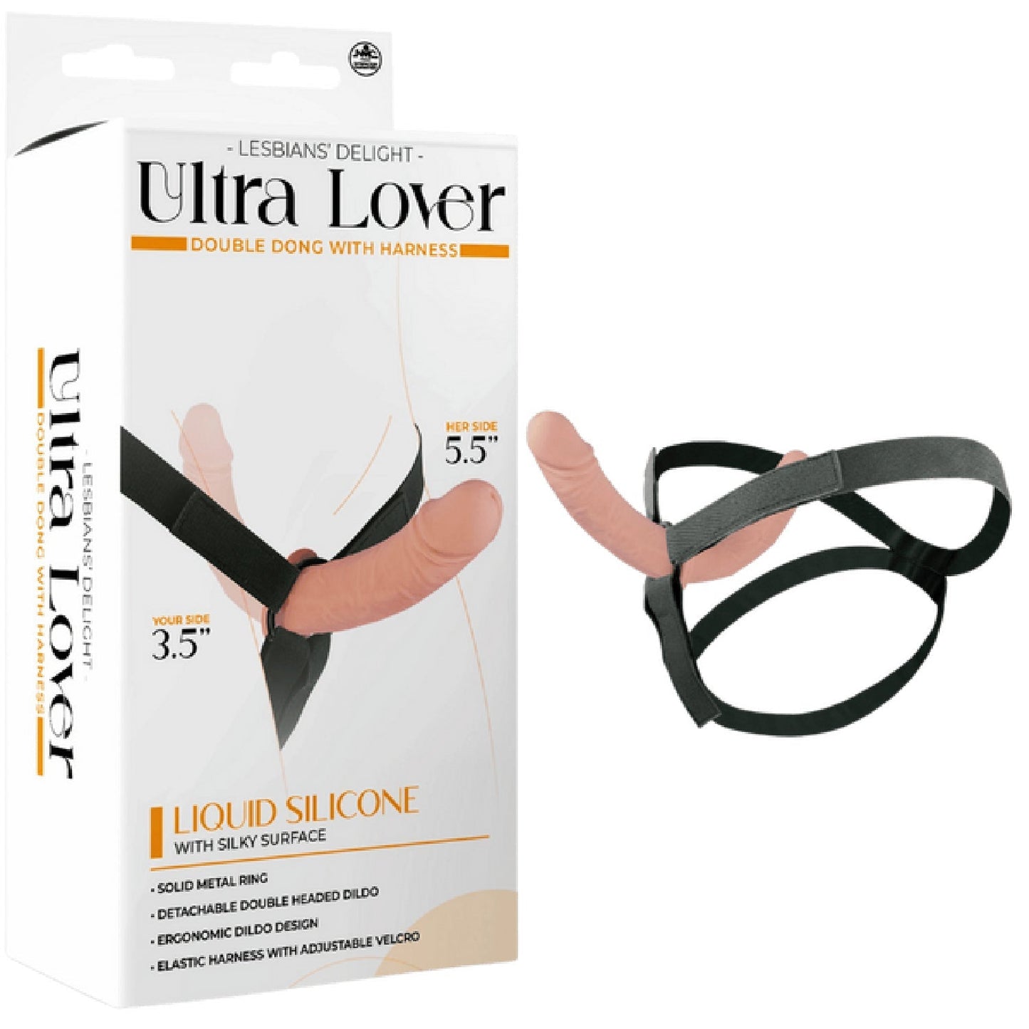 Ultra Lover Double Dong Penetrix with Harness – Ergonomic Silicone Dildo Set