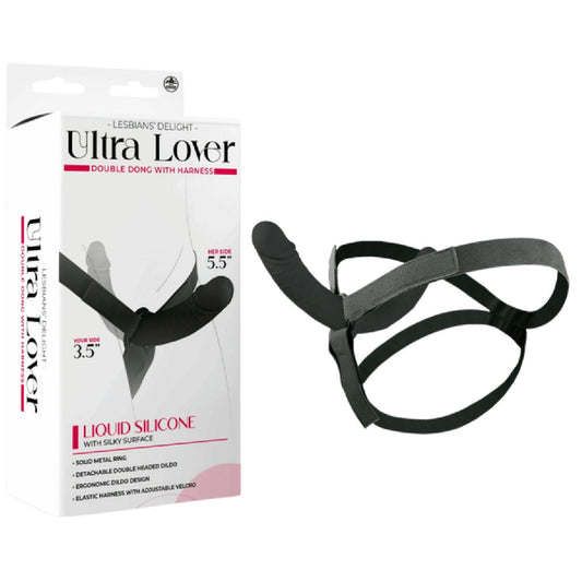 Ultra Lover Double Dong Penetrix with Harness – Ergonomic Silicone Dildo Set