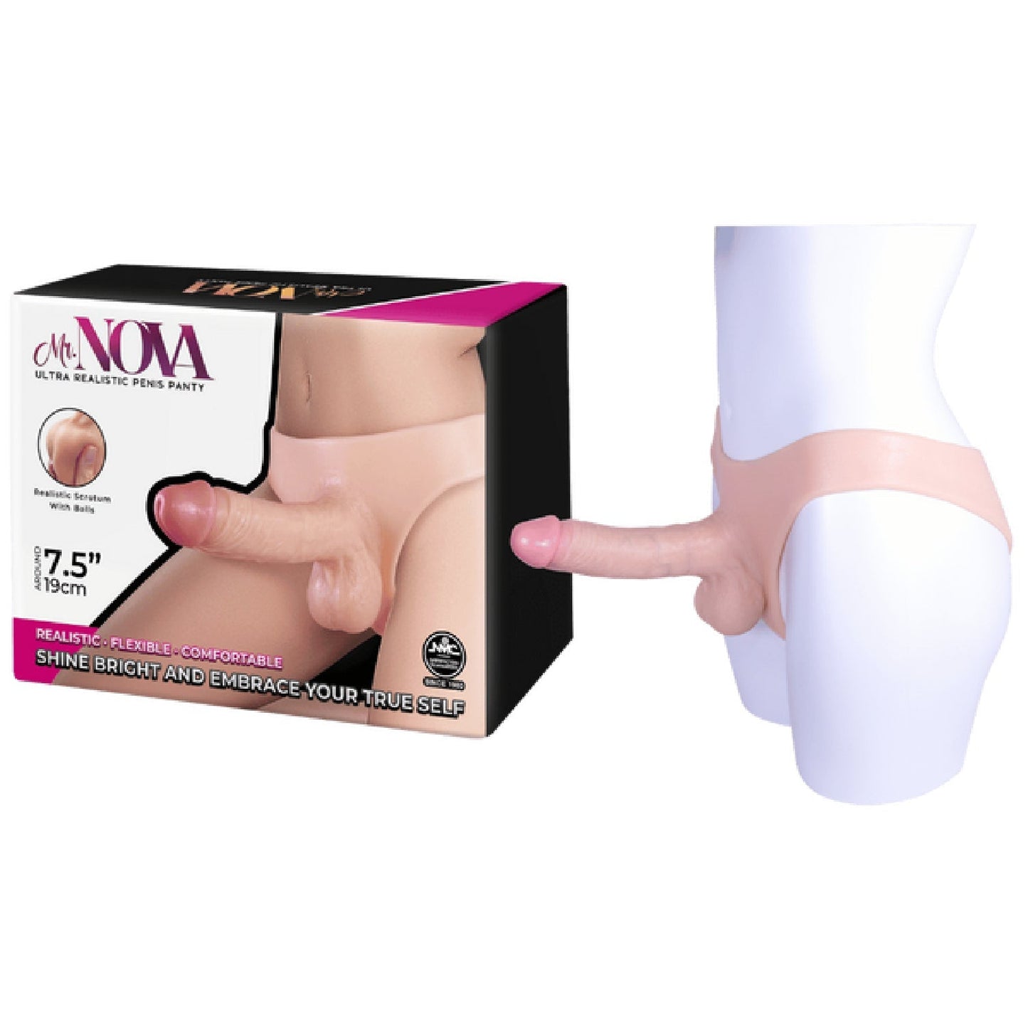 Ultra Realistic 7.5 Inch Penis Panty – Flexible Comfortable Penis Panty