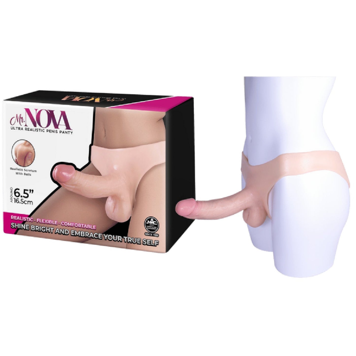 Ultra Realistic 6.5 Inch Penis Panty – Flexible Comfortable Underwear