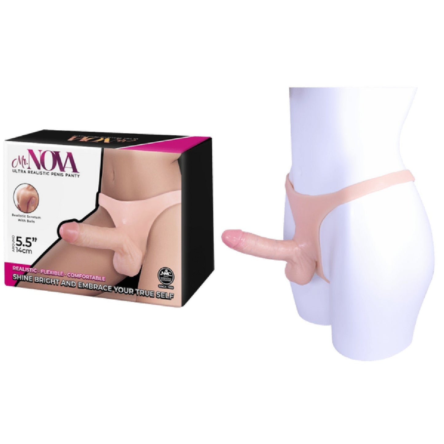 Ultra Realistic 5.5 Inch Penis Panty – Flexible Comfortable Penis Panty