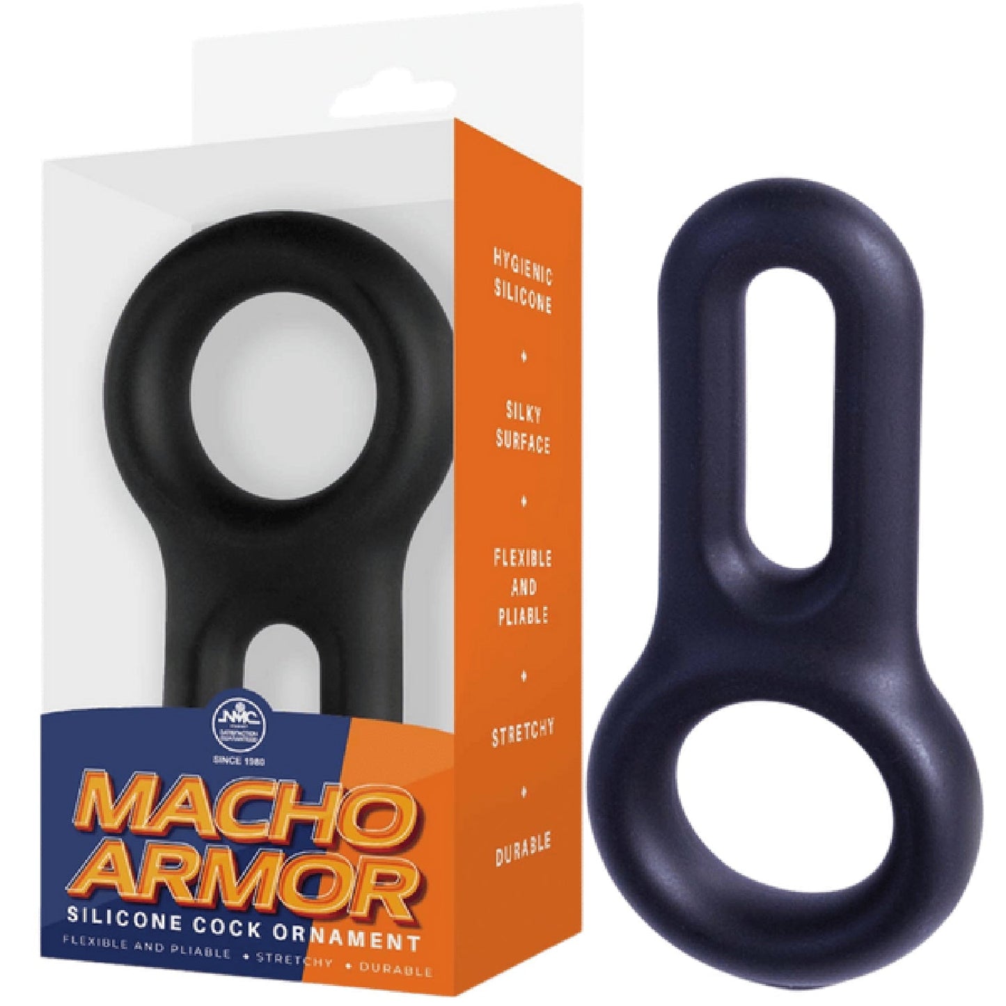 Silicone Cock and Ball Ring – Flexible Stretchy Durable Silicone Ring