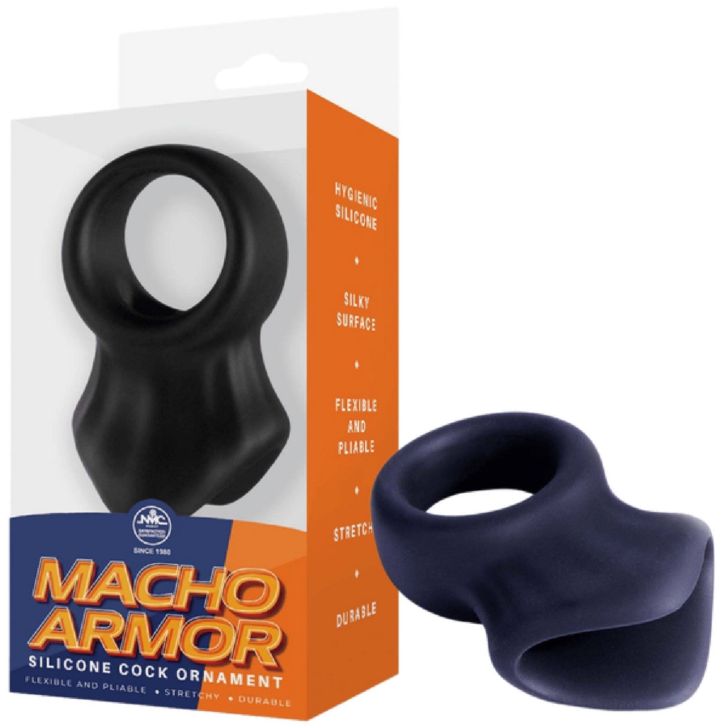 Silicone Cock and Ball Ring – Flexible Durable Hygienic Silicone Ring
