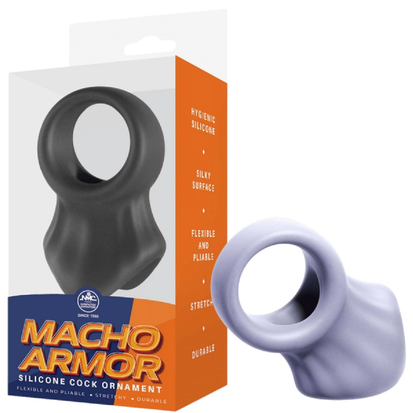 Silicone Cock and Ball Ring – Flexible Durable Hygienic Silicone Ring