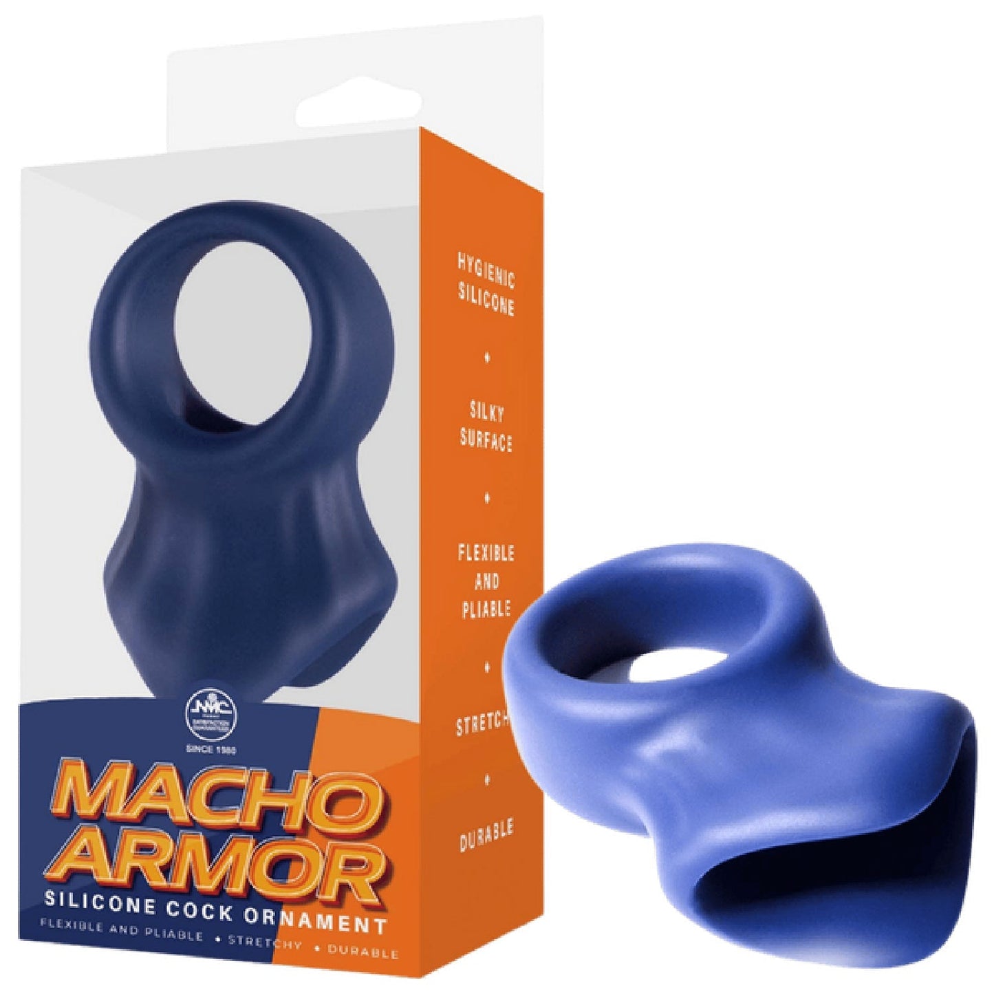 Silicone Cock and Ball Ring – Flexible Durable Hygienic Silicone Ring