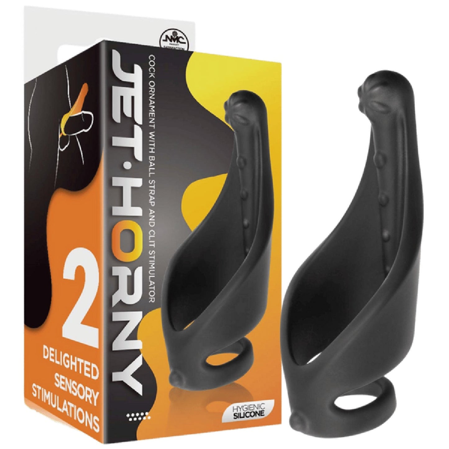 Cock Ring with Ball Strap and Clit Stimulator – Strap-On Cock Ring