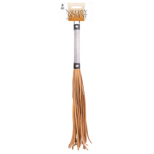 Flogger Diamond Covered Handle 44.5cm – Leather Flogger