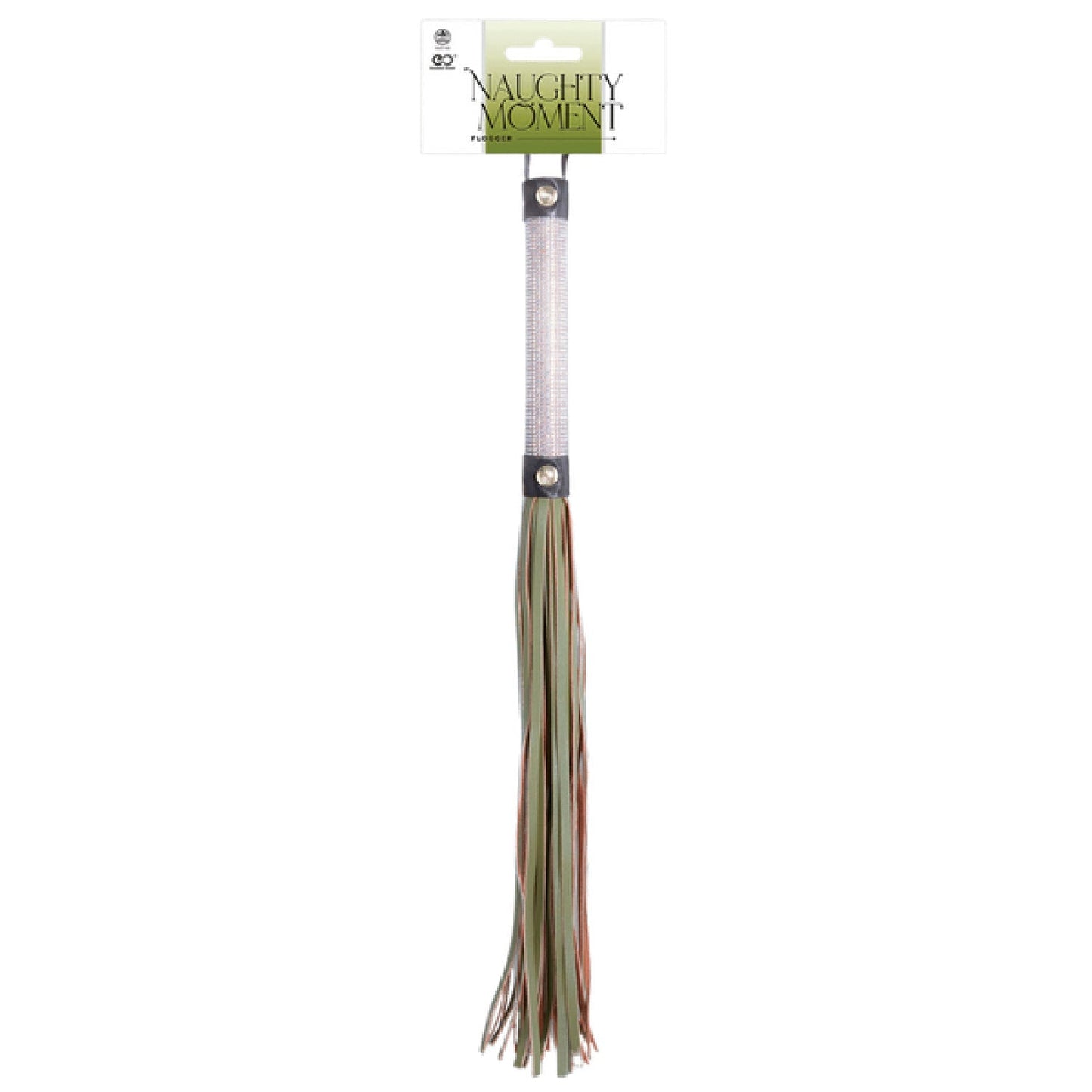 Flogger Diamond Covered Handle 44.5cm – Leather Flogger